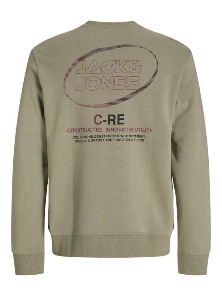 Jack Jones Vıbrant Bisiklet Yaka Relax Fit Erkek Sweat 12277749 (1)