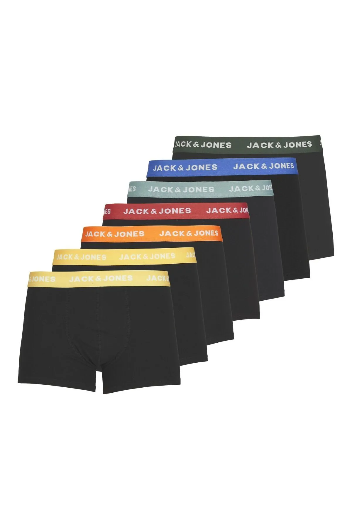 Jack Jones Vıto Solıd 7 Li Paket Erkek Boxer 12230353 - 1
