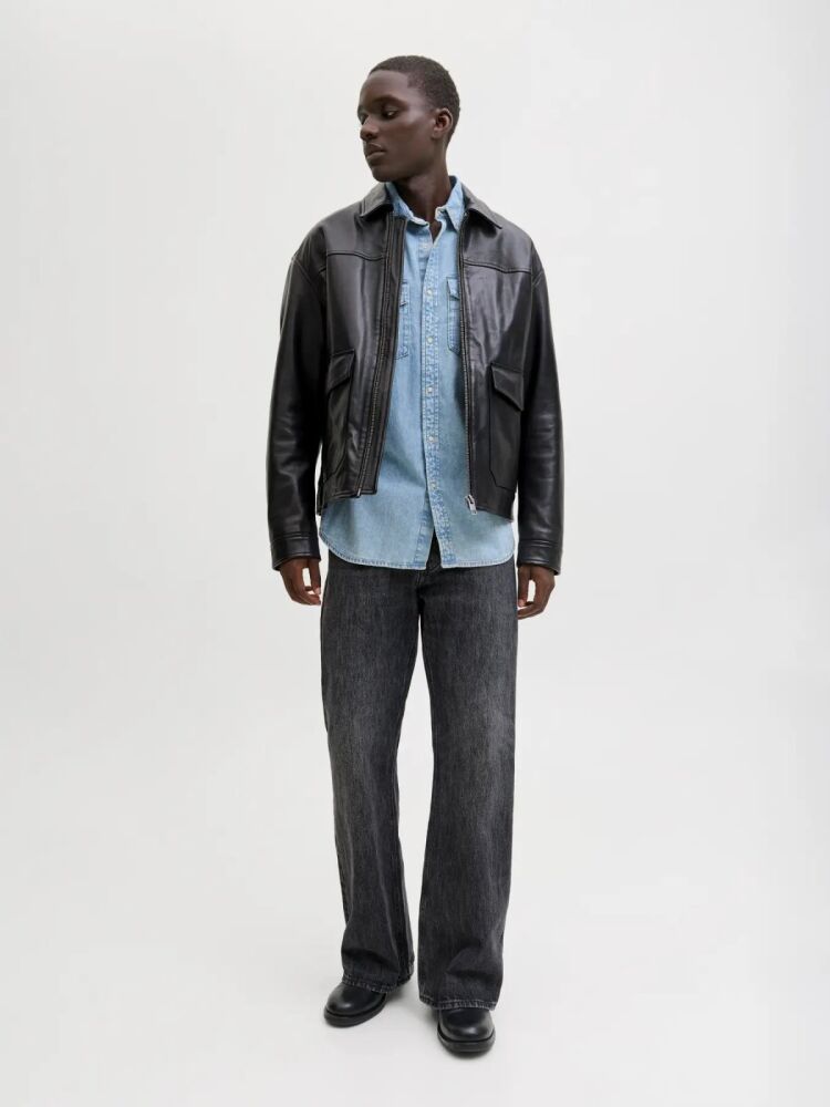 Jack Jones Western Erkek Jean Gömlek 12289219 (1)