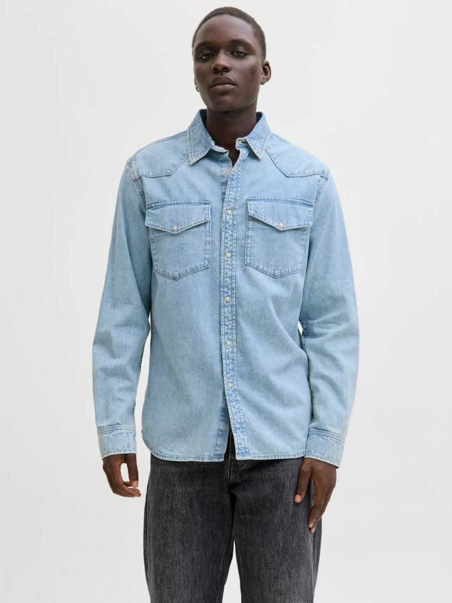 Jack Jones Western Erkek Jean Gömlek 12289219