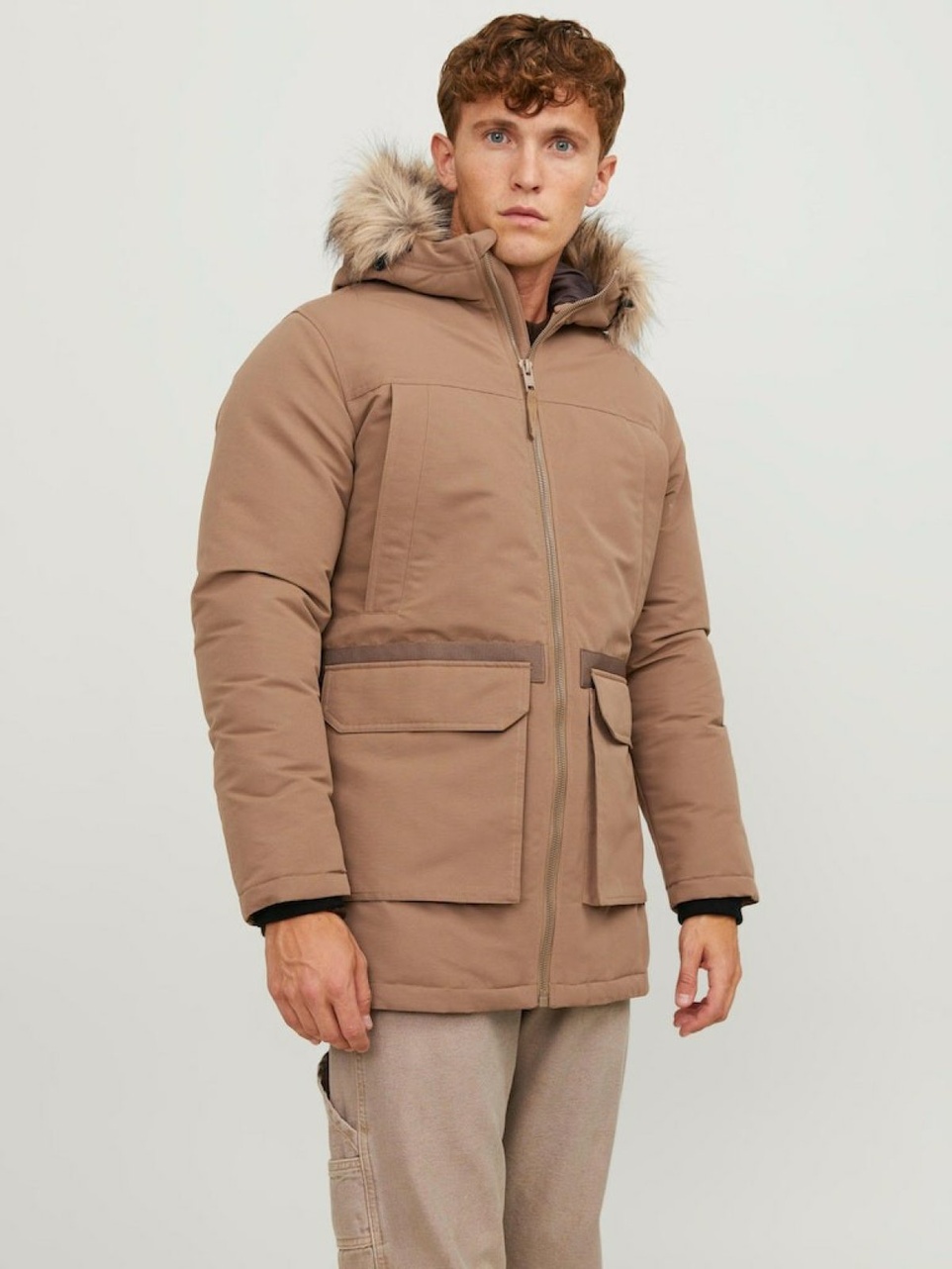 Jack Jones Wıng Erkek Parka 12235858 - 2