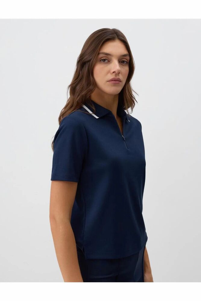 Jimmy Key Polo Yaka Kadın Tişört 5SW442241 - 4