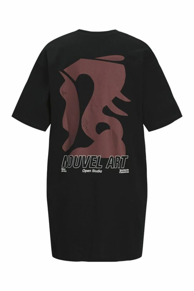 Jjxx Mıllow Loose Fit Kadın Uzun Tişört 12286636 (1)