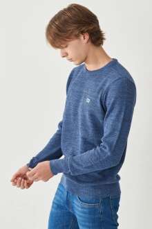 Lee Bisiklet Yaka Erkek Kazak L212149315 - Lee (1)