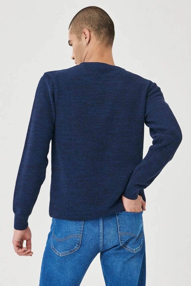 Lee Bisiklet Yaka Erkek Kazak L212149400 - 4