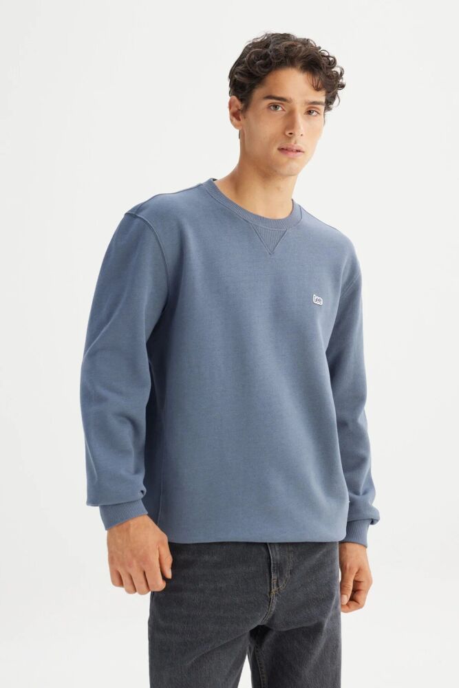 Lee Bisiklet Yaka Erkek Sweatshirt L81IRY315