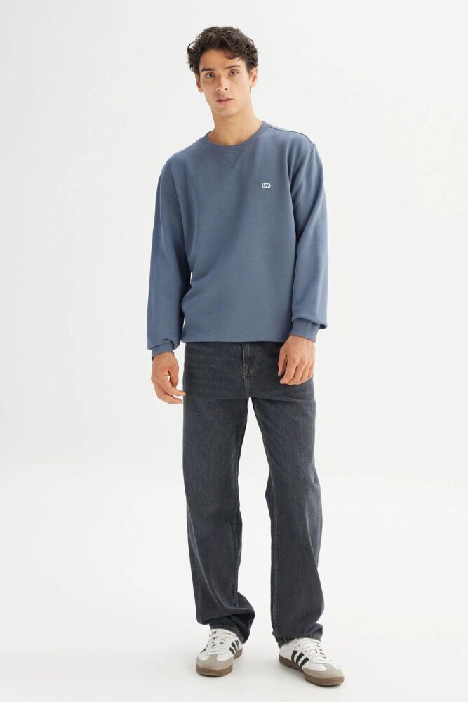 Lee Bisiklet Yaka Erkek Sweatshirt L81IRY315 (1)
