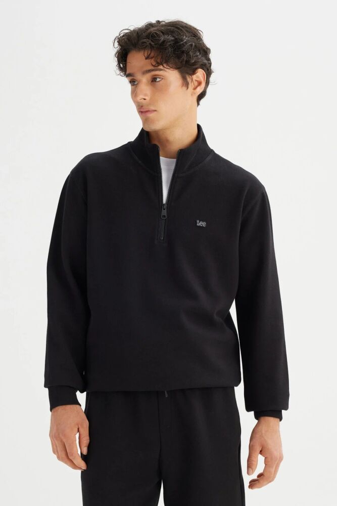 Lee Erkek Pike Interlock Half Zip Sweatshirt L2520312001