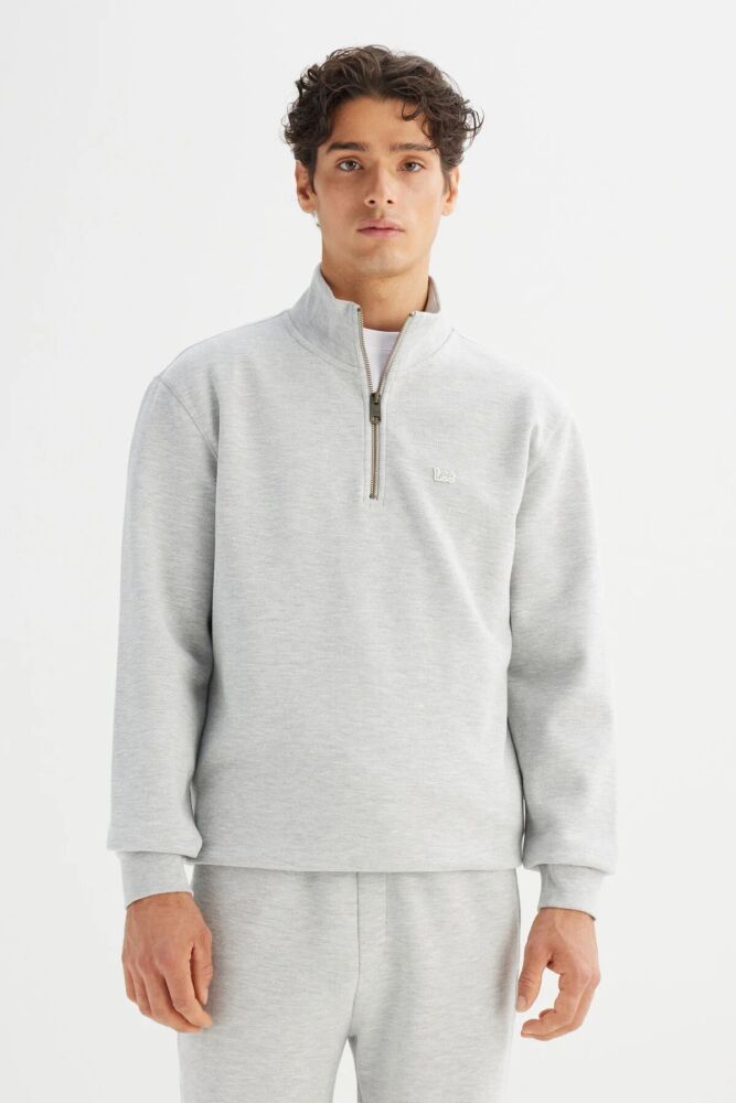 Lee Erkek Pike Interlock Half Zip Sweatshirt L252031236