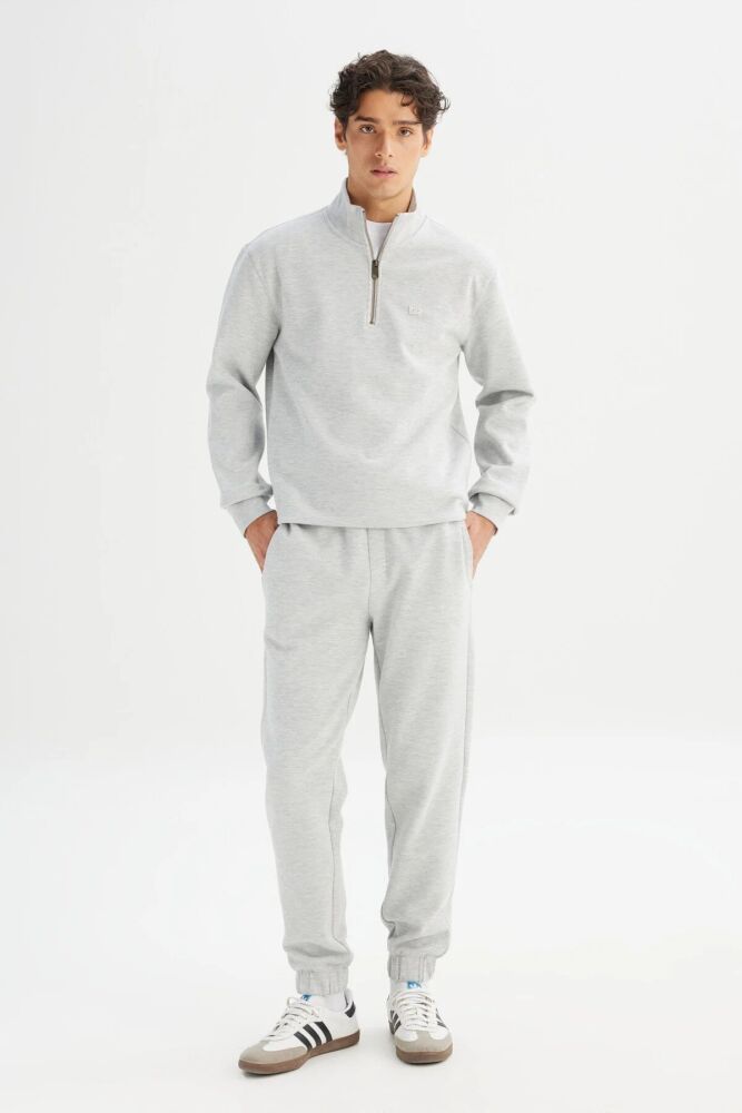 Lee Erkek Pike Interlock Half Zip Sweatshirt L252031236 (1)