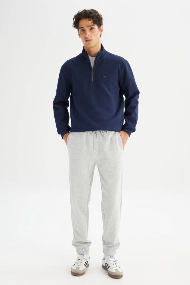 Lee Erkek Pike Interlock Half Zip Sweatshirt L2520312411 (1)