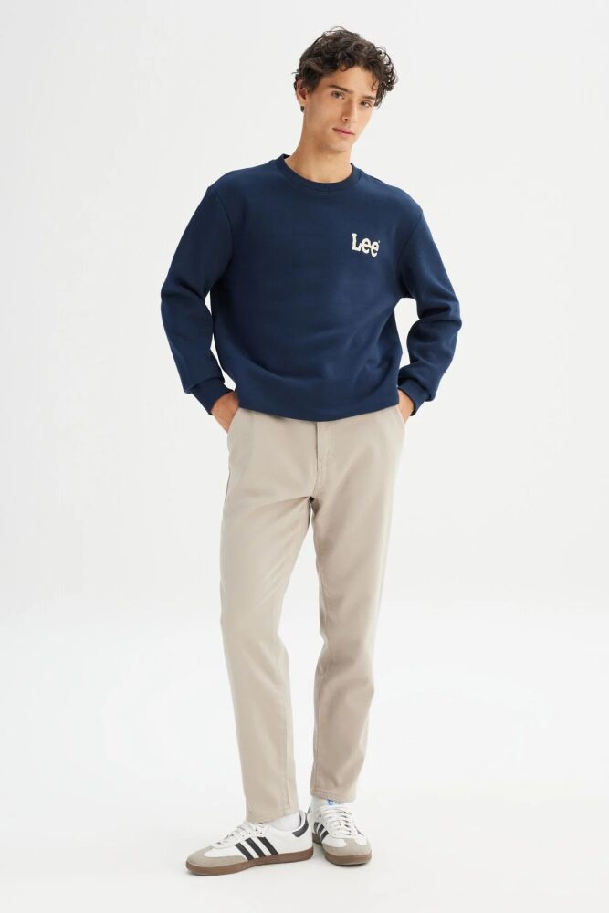 Lee Erkek Small Logo Sweatshirt L2520365607 (1)