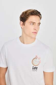 Lee Regular Fit Grafik Baskılı Erkek Tişört L2510322100 - 4