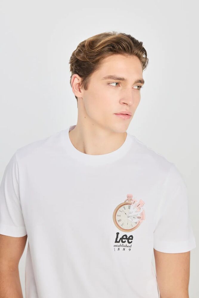 Lee Regular Fit Grafik Baskılı Erkek Tişört L2510322100 - 4