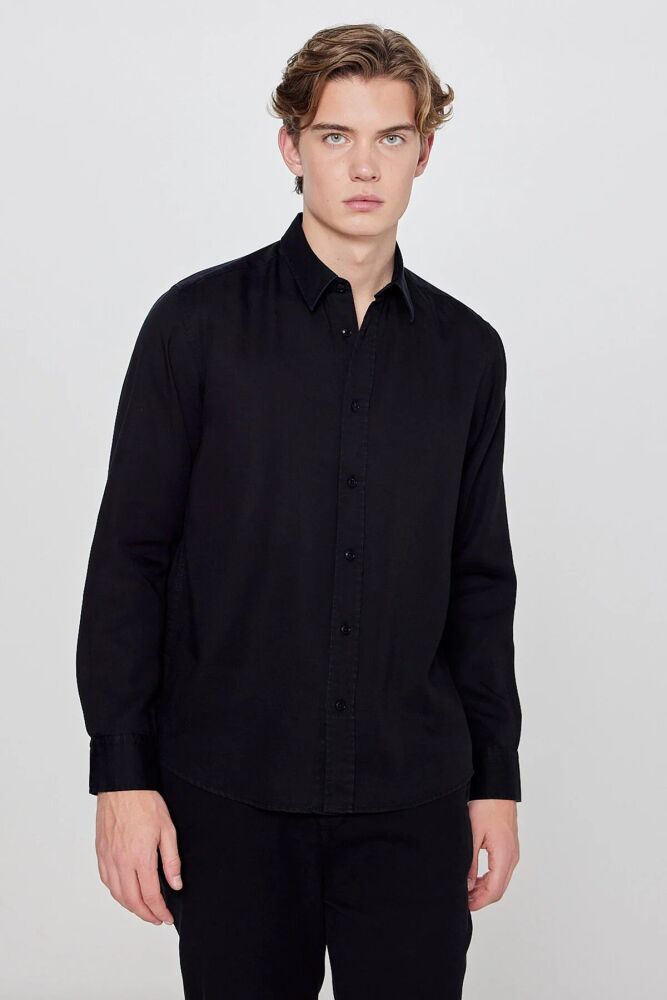 Lee Tencel Regular Fit Erkek Gömlek L2610084001 (1)