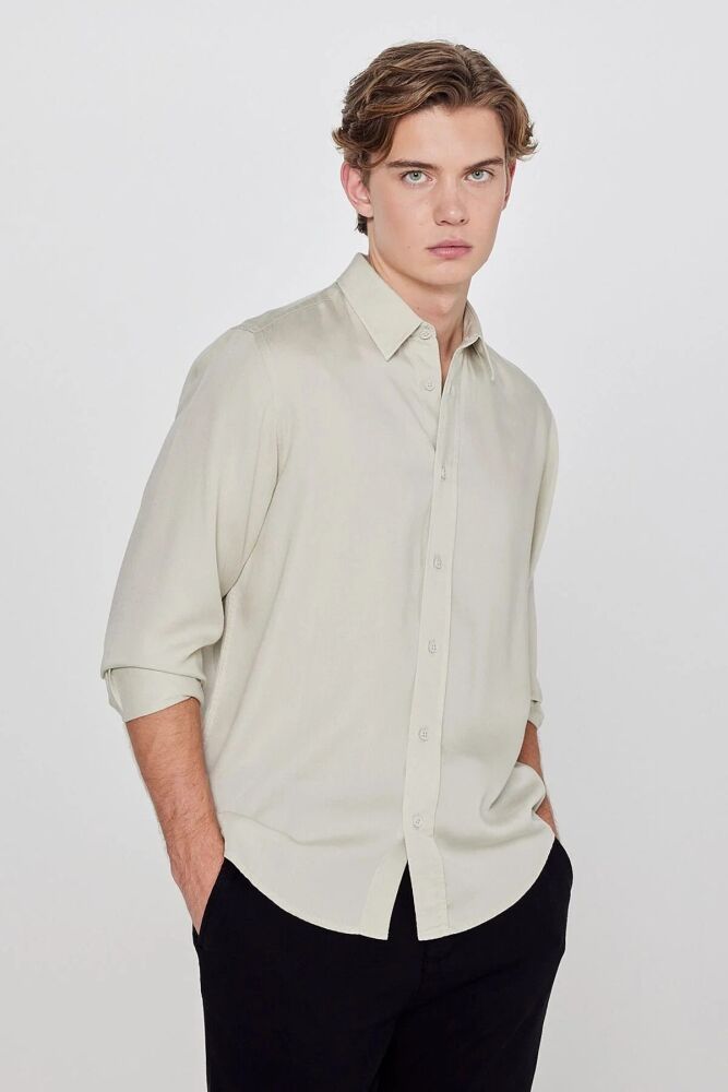 Lee Tencel Regular Fit Erkek Gömlek L2610084299
