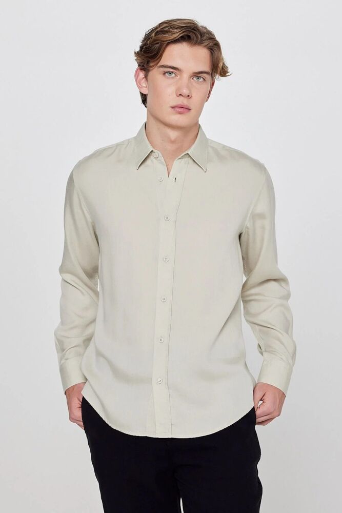 Lee Tencel Regular Fit Erkek Gömlek L2610084299 (1)