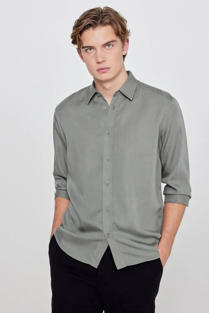 Lee Tencel Regular Fit Erkek Gömlek L2610084801