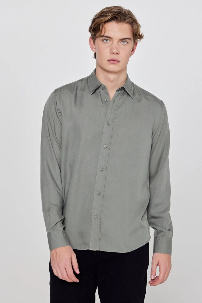 Lee Tencel Regular Fit Erkek Gömlek L2610084801 (1)