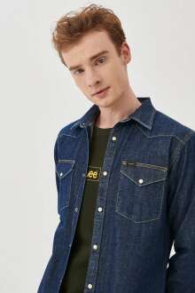 Lee Uzun Kollu Erkek Jean Gömlek L66WPLLH - Lee (1)