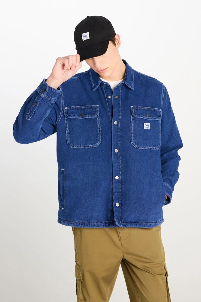 Lee Workwear Denim Erkek Gömlek L68D5556591 - 2