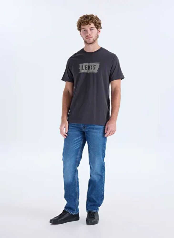 Levi's Graphıc Crewneck Tee Blurred Bw 1 Jersey Erkek Antrasit Tişört A2823-0378 (1)