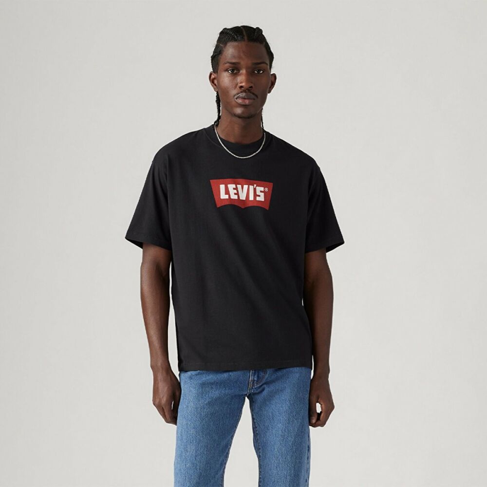 Levi's Vıntage Bw Graphıc Tee Vıntage Chılı Oıl Batwıng Cavıar Erkek Antrasit Tişört 005F9-0000