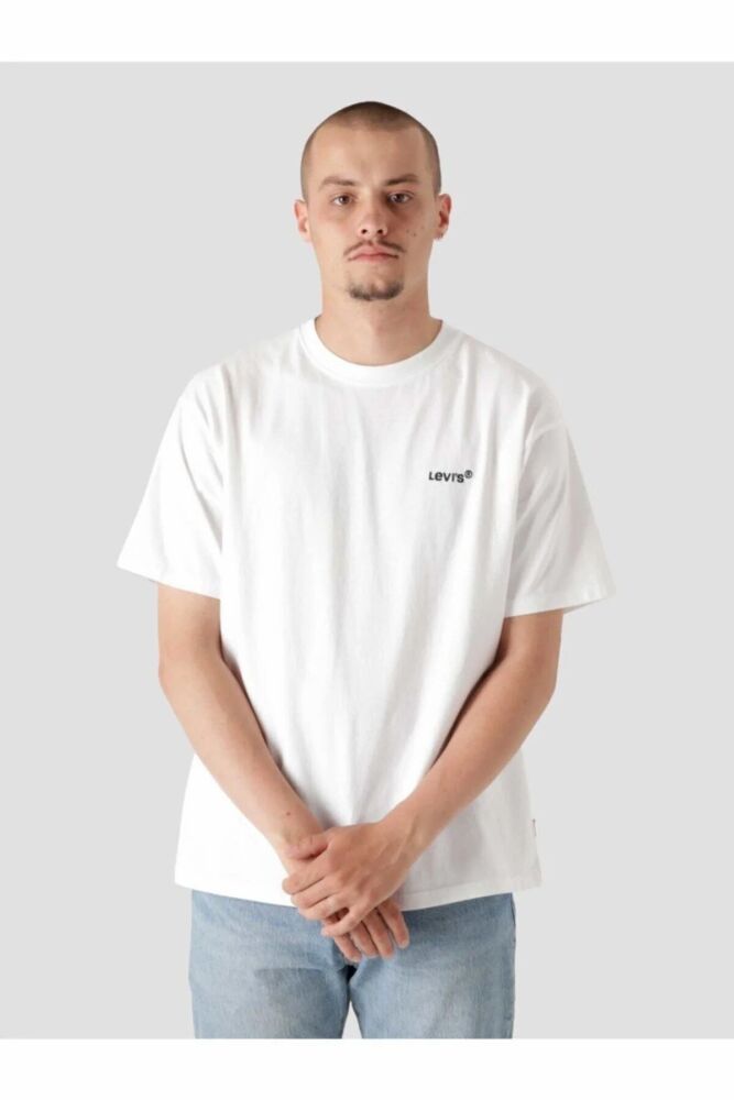 Levi's Vıntage Tee + Jersey Erkek Beyaz Tişört  A0637-0000