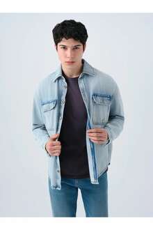 Loft Alejo Lıght Wash Erkek Jean Gömlek LF2039699 - 1