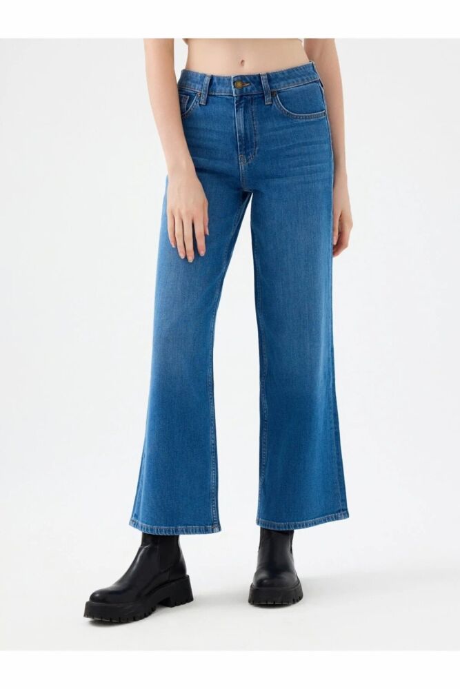 Loft Bella Salina Mid Blue Wash W Kadın Pantolon LF2038793 (1)