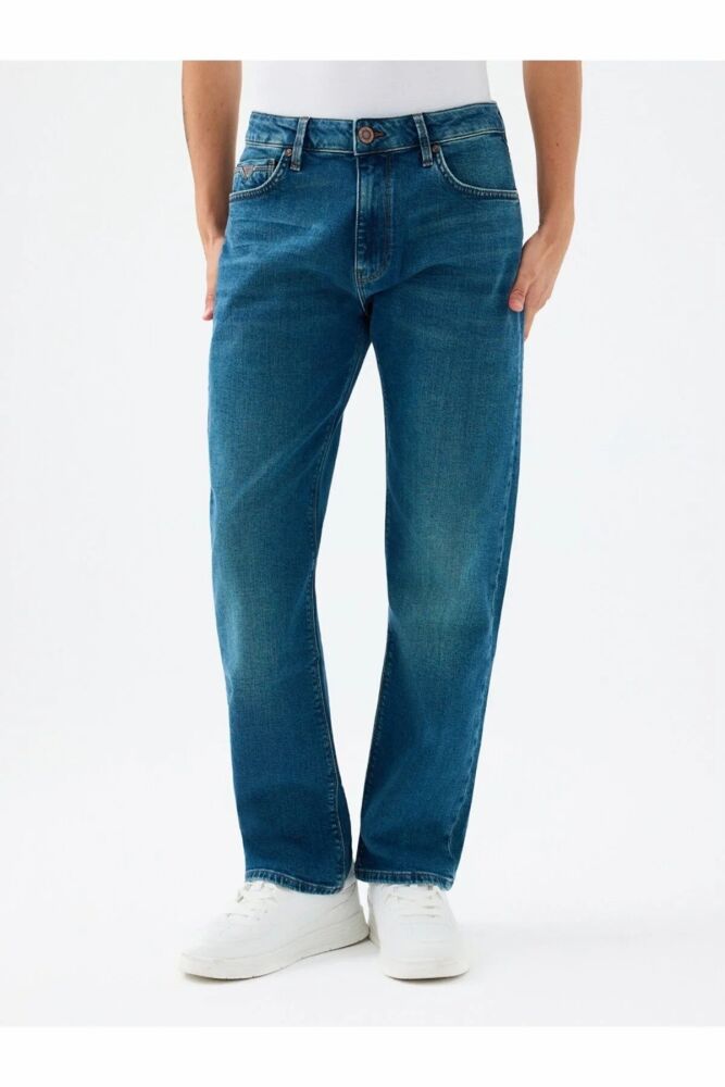 Loft Elton Dante Green Wash Erkek Jean Pantolon LF2038709 (1)