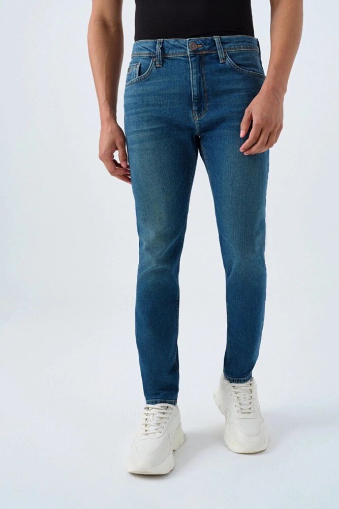 Loft Justin Dante Green Wash Erkek Jean Pantolon LF2037021 (1)