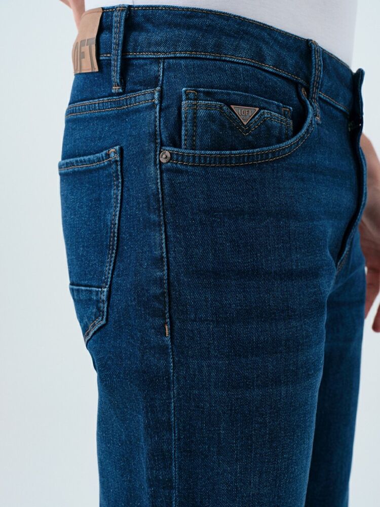 Loft Lukas Blue Nıght Wash Erkek Jean Pantolon LF2037014 - 4