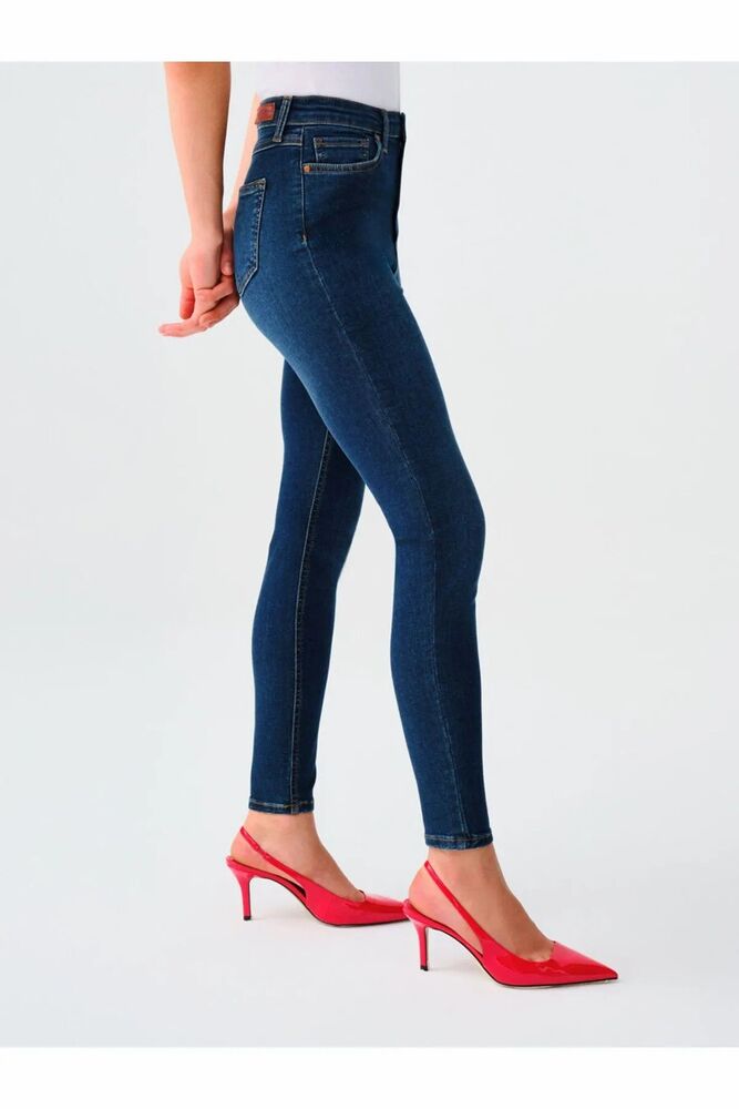 Loft Natalıe Mınael Dark Blue Wash Kadın Jean Pantolon LF2037056 - 4