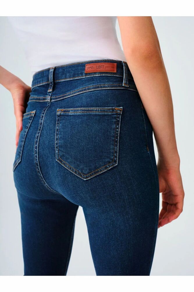 Loft Natalıe Mınael Dark Blue Wash Kadın Jean Pantolon LF2037056 - 5