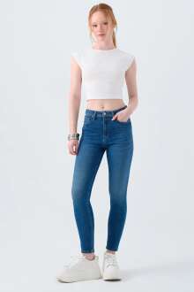 Loft Natalıe Mıneral Blue Wash Kadın Jean Pantolon LF2037057 - 1