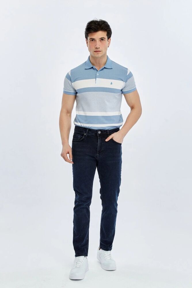 Loft Ricardo Enzo Blue Black Wash M Erkek Jean Pantolon LF2043530