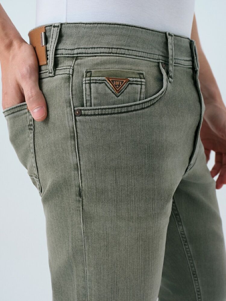 Loft Rıcardo Prıve Lıght Green Wash Erkek Jean Pantolon LF2036187 - 5