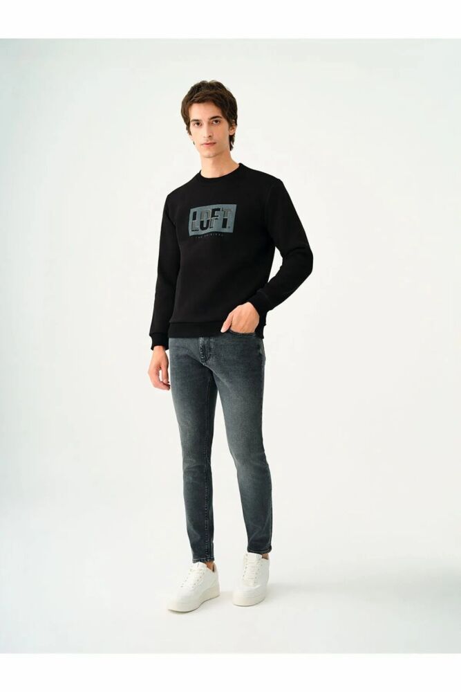 Loft Justin Smoked Grey Wash Erkek Jean Pantolon LF2037012