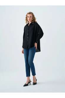 Loft Stella Mıd Blue Wash Mom Kadın Jean LF2037084 - 1