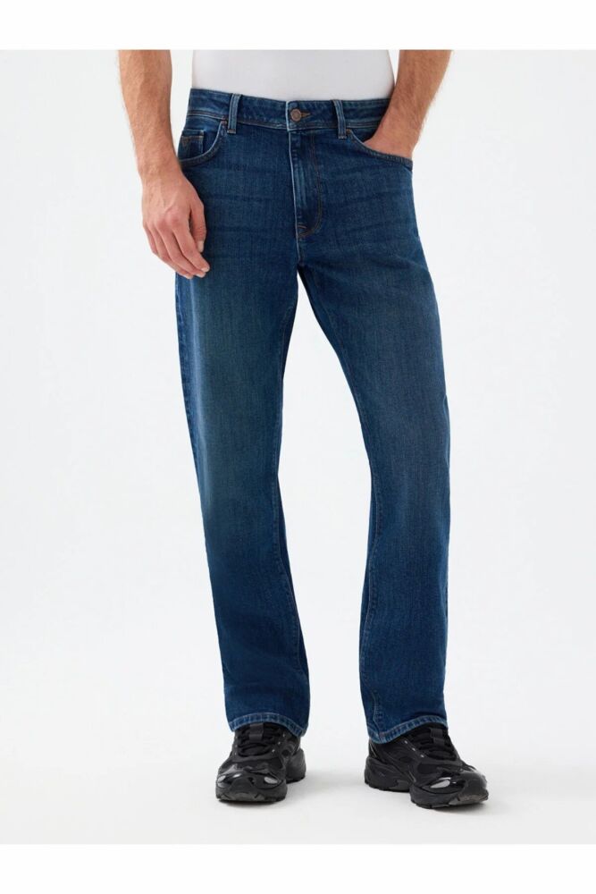 Loft TerryBrown Lukas Dark Wash Erkek Jean Pantolon LF2037013 (1)