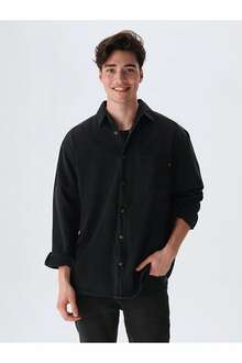 Ltb Jason Coal Black Wash Erkek Gömlek 01009610181523353854 - 2