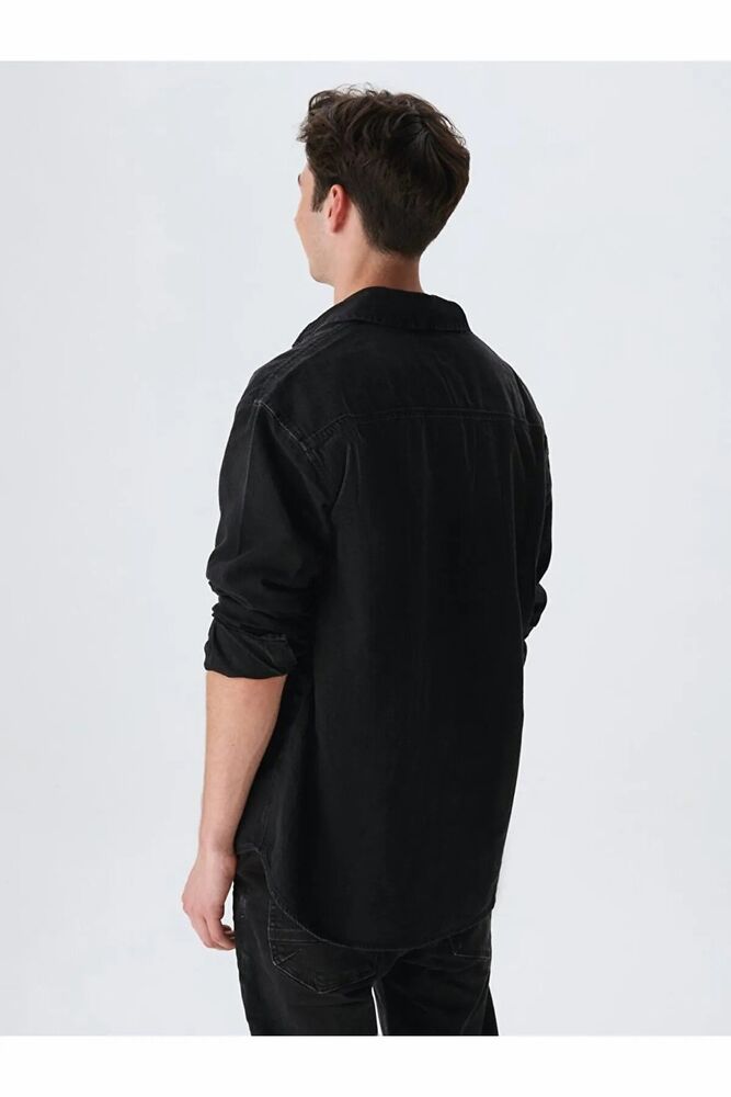 Ltb Jason Coal Black Wash Erkek Gömlek 01009610181523353854 - 4