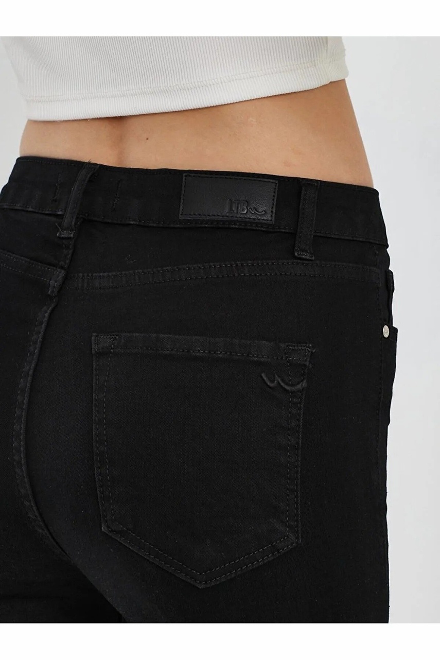 Ltb Jena Smart Black Wash Kadın Jean - 5