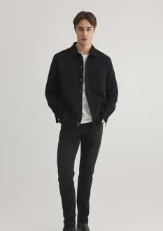 Maci Cepli Siyah Erkek Gömlek 0211439-900 - Mavi (1)