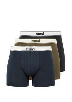 Mavi 3 Lü Paket Erkek Boxer 0911416-33648 - 1