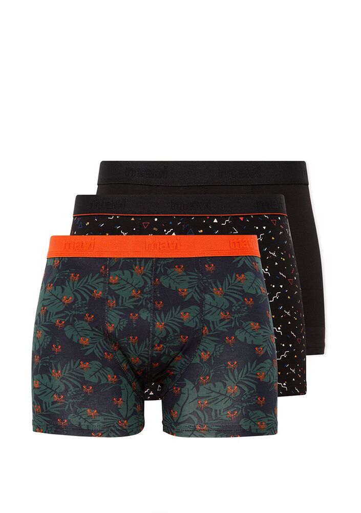 Mavi 3 Lü Paket Lacivert Erkek Boxer 0911421-33648 - 1