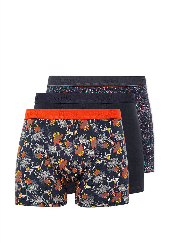 Mavi 3 Lü Paket Siyah Erkek Boxer 0911409-85585 - 1