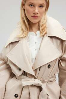 Mavi Açık Bej Kadın Ceket 1110382-70039 - Mavi (1)