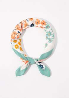 Mavi Açık Ekru Kadın Bandana 1912958-70053 - Mavi (1)